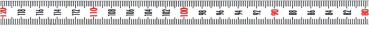 Skalenbandmaß, 13 mm breit, 1:2 Maßstab, von unten nach oben, mit Selbstklebefolie, 3 Meter